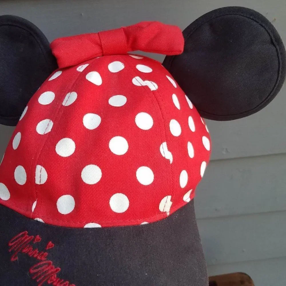 Disney World Minnie Mouse Cap with Ears Youth size